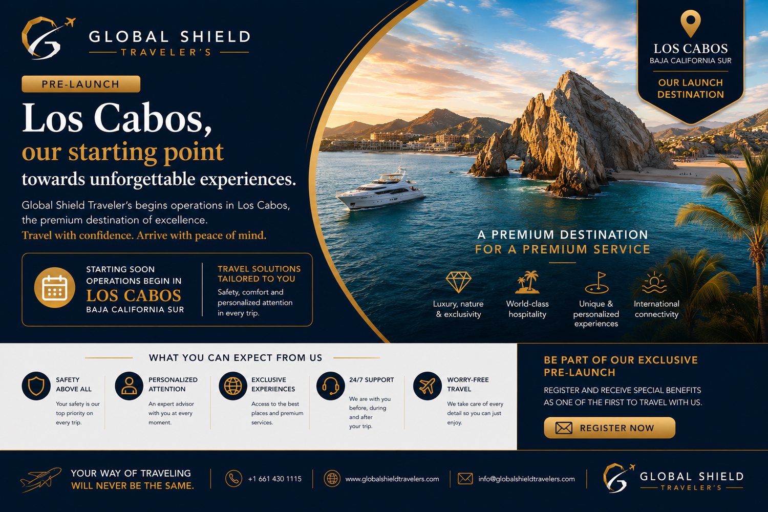 Los Cabos — our launch destination